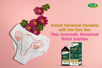 Ayurvedic menstrual relief juice for hormonal balance and holistic wellness