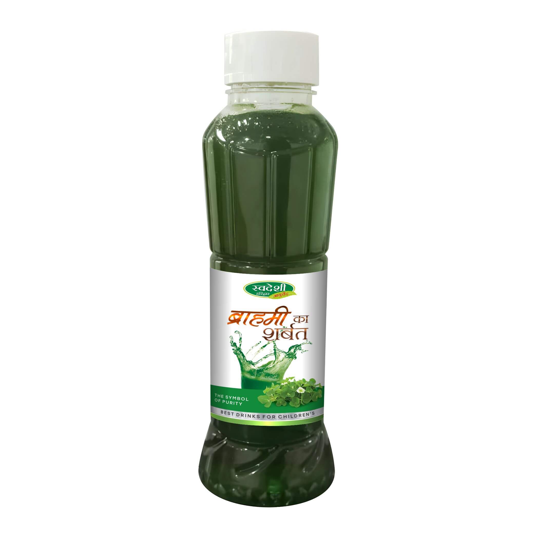 Swadeshi Brahmi Sharbat – Ayurvedic Brain Tonic for Memory & Immunity | 700 ml