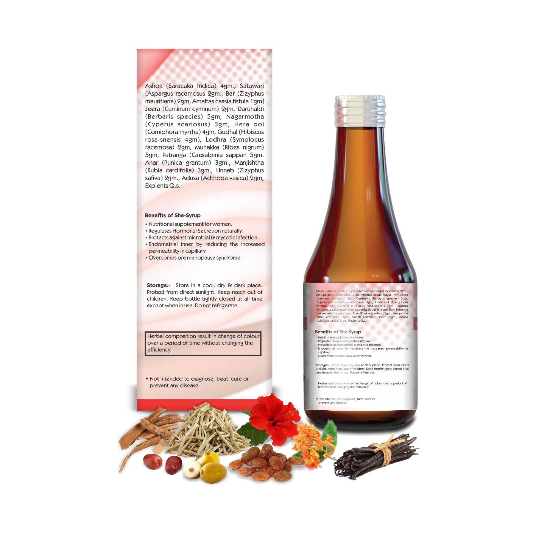 No Artificial Colors, All-Natural Ayurvedic Ingredients for Women’s Health