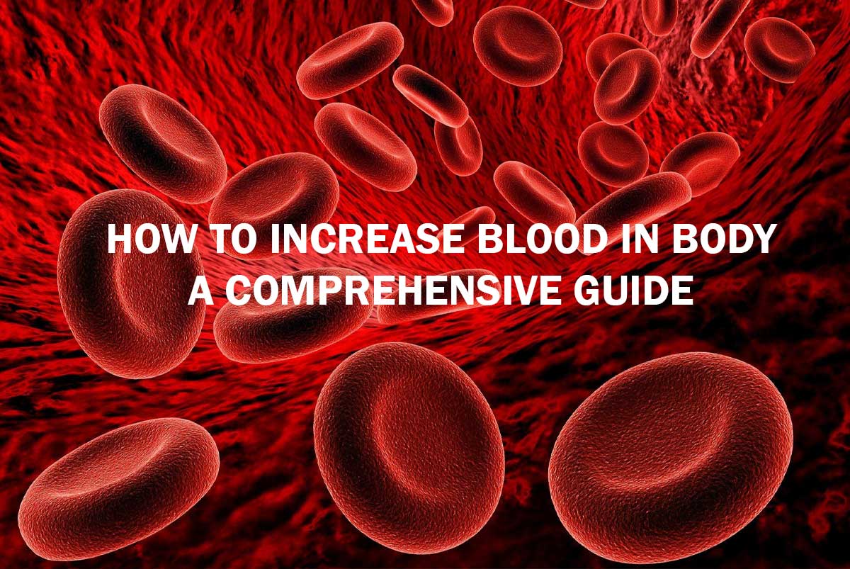 How to Increase Blood in Body: A Comprehensive Guide