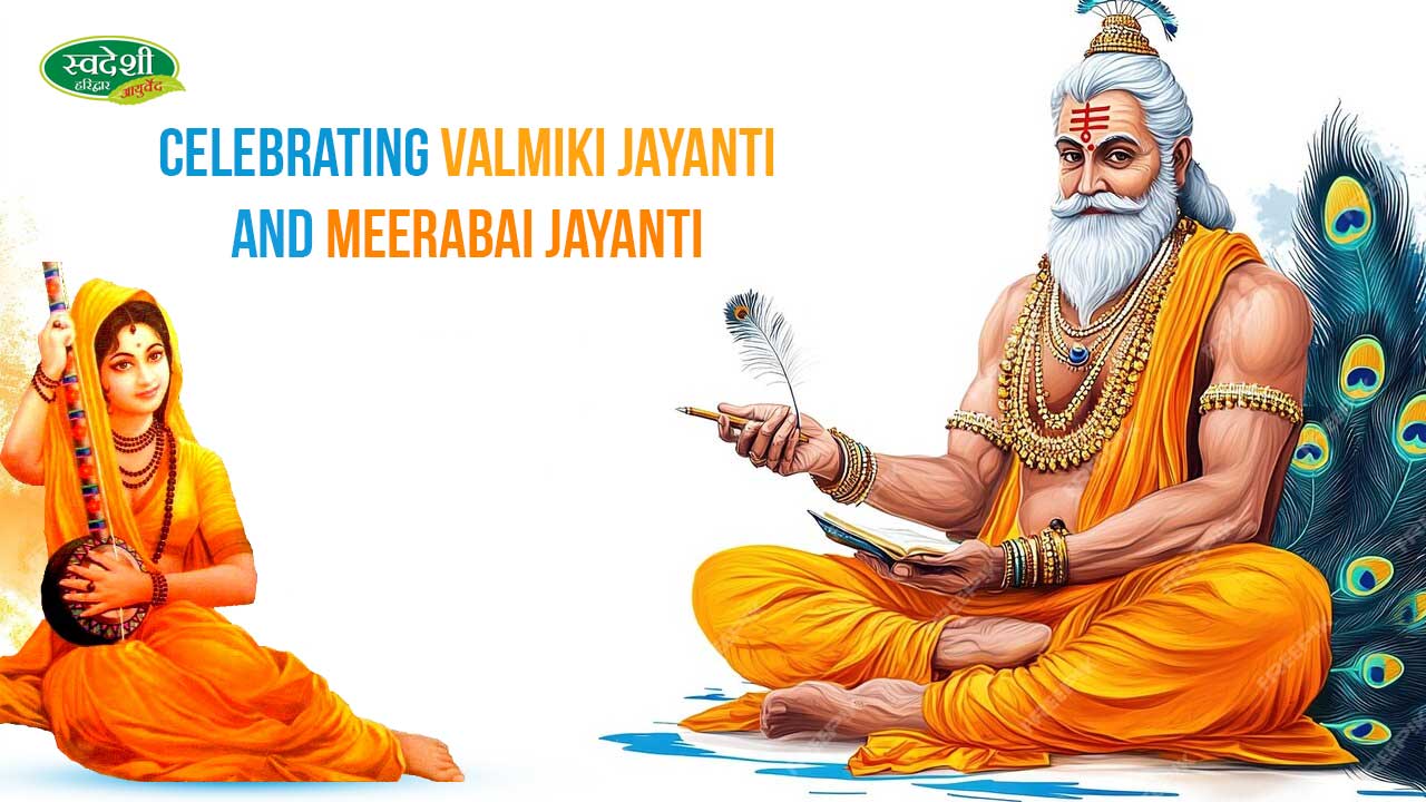 celebration of both Valmiki Jayanti and Meerabai Jayanti