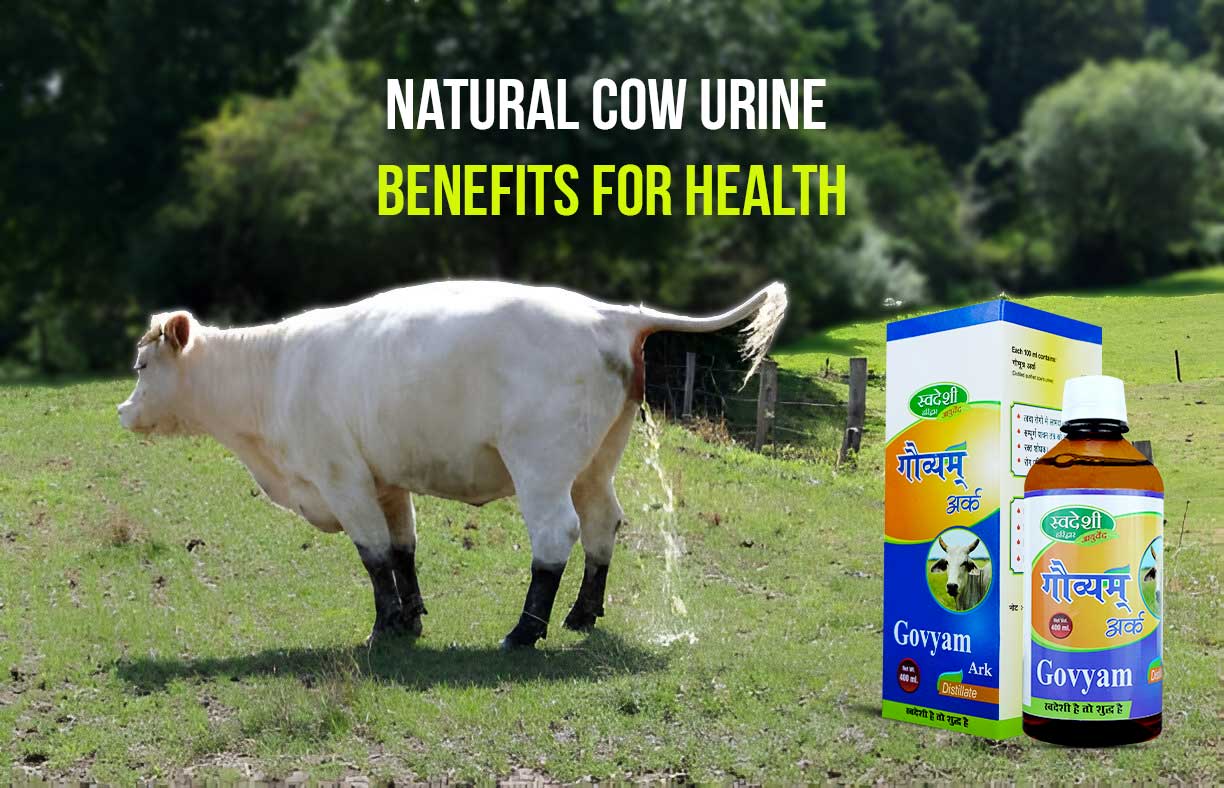 Swadeshi Ayurved Govyam Ark - Natural Cow Urine Benefits for Health