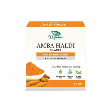 Amba Haldi Powder –Pure Ayurvedic Mango Turmeric for Glowing Skin & Herbal Face Pack
