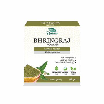 Bhringraj Powder – Pure Ayurvedic Herbal Powder for Hair Growth, Strength & Anti Hair Fall
