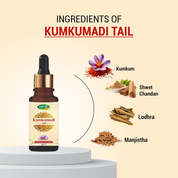 Swadeshi Ayurved Kumkumadi Tail – Ayurvedic Face Glow Oil