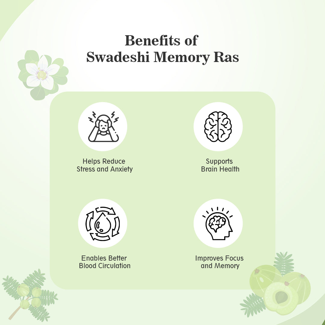 Swadeshi MEMORY plus RAS Bottle of 500 ML