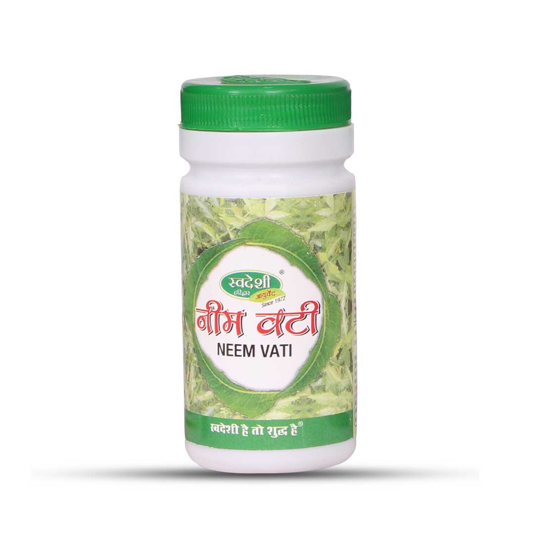 Swadeshi NEEM VATI Jar of 80 QTY