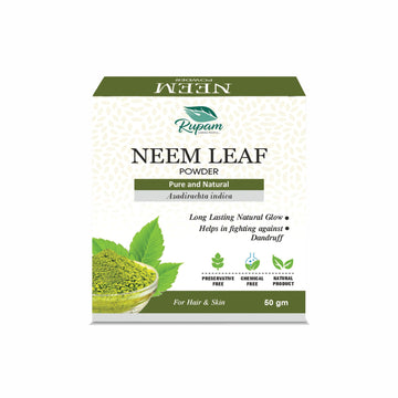 Neem Leaf Powder – Pure Ayurvedic Herbal Powder for Hair, Scalp & Skin Care