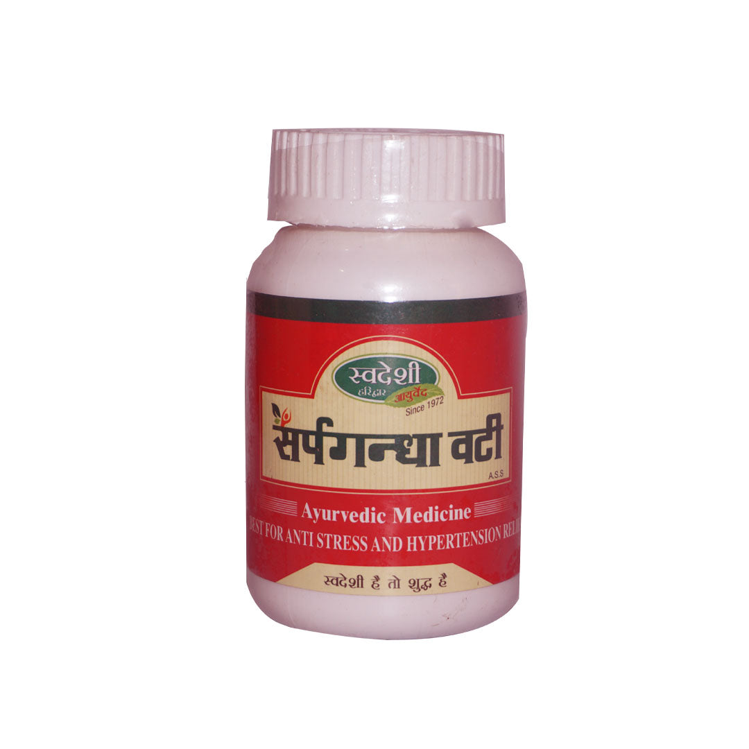 Swadeshi Sarpagandha Vati Jar of 40 QTY