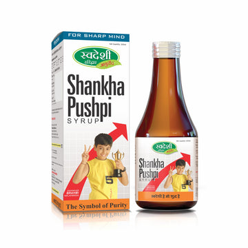 Shankhpushpi Syrup - Memory Boosting & Stress Relieving Tonic | 200 ml