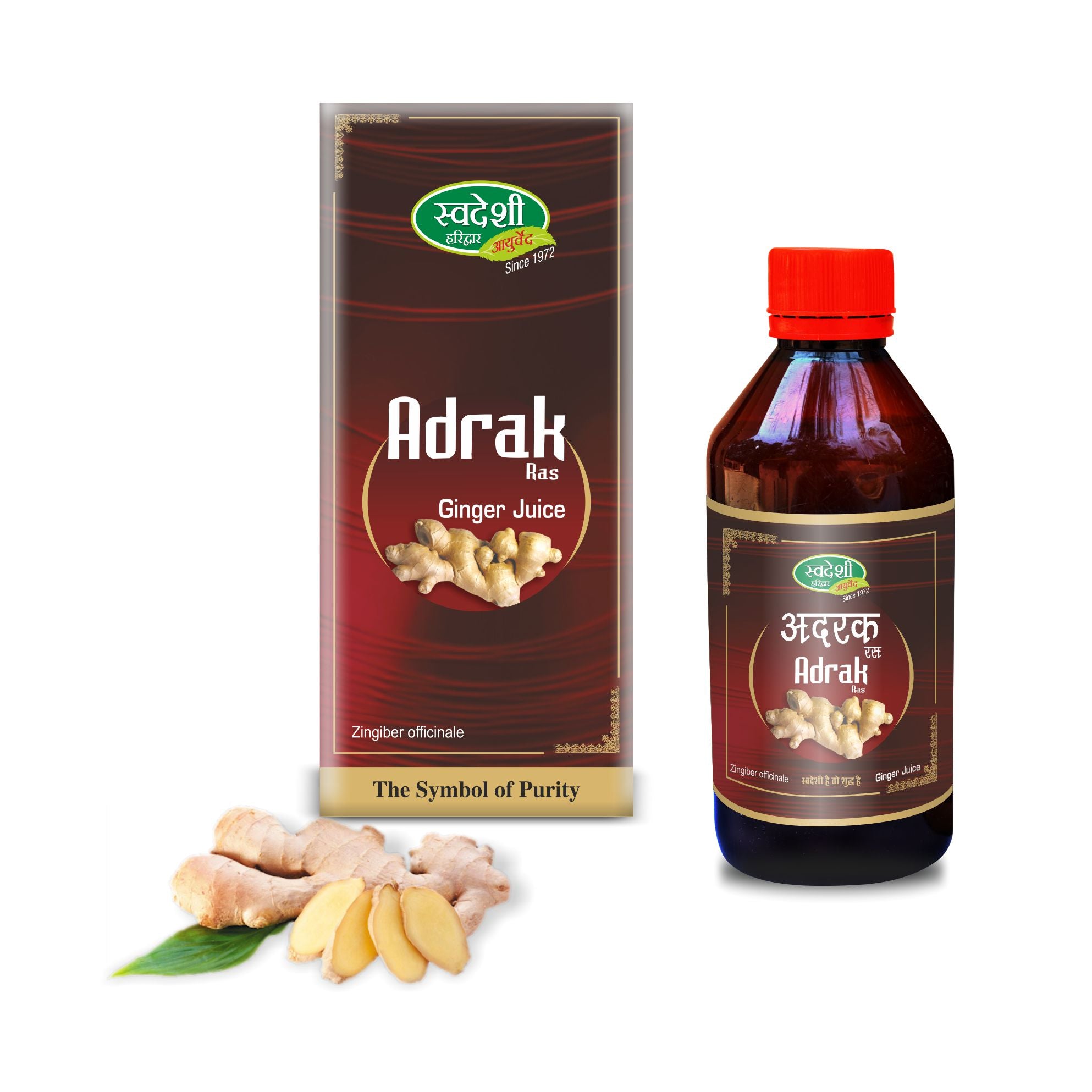 Swadeshi Ayurved Adrak Ras Bottle of 200 ML