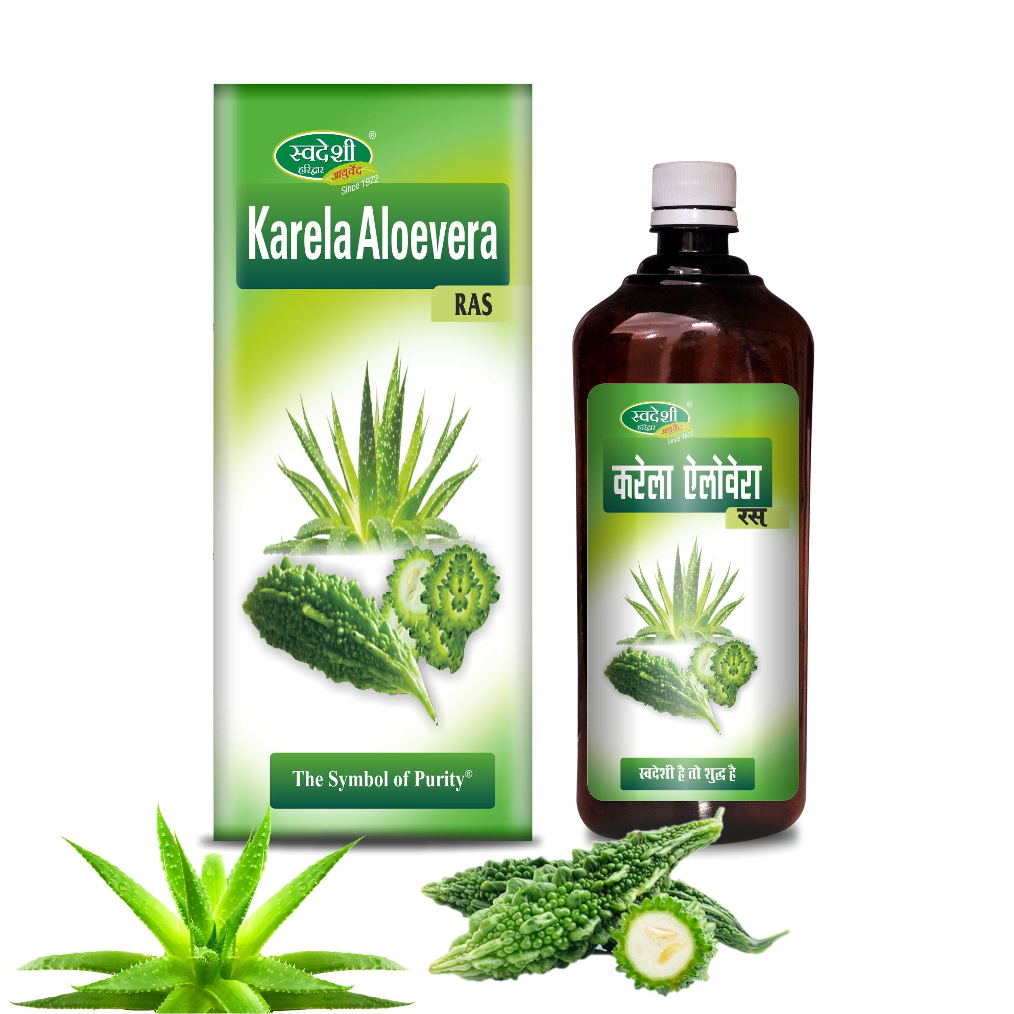 Swadeshi KARELA ALOVERA RAS Bottle of 500 ML