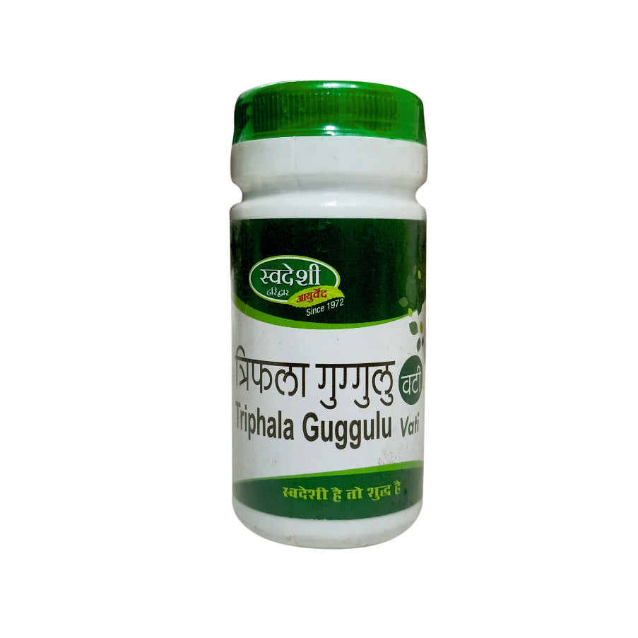 Swadeshi TRIPHALA GUGGUL VATI Jar of 80 GM